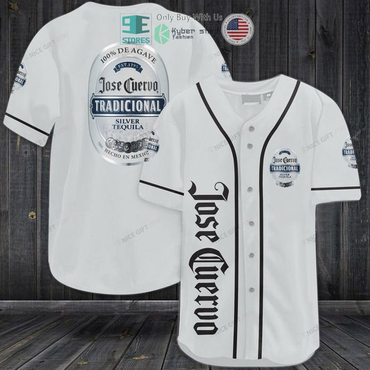 BEST Jose Cuervo white Baseball Jersey