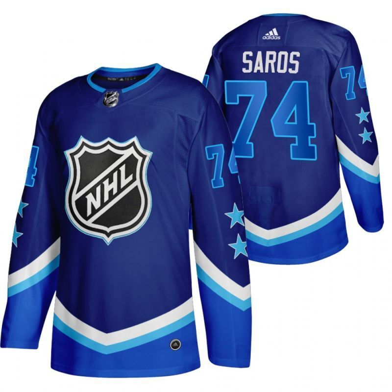 juuse-saros-men-2022-all-star-western-blue-jersey Style 2
