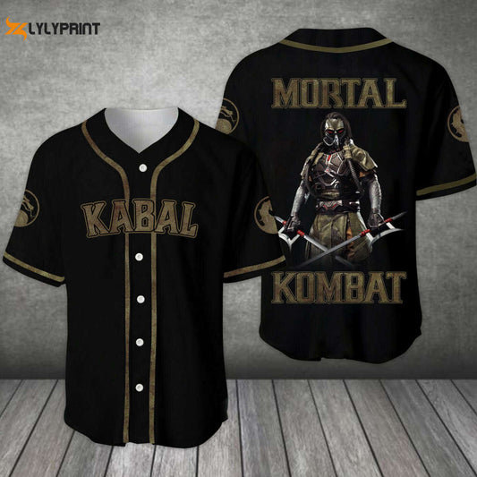 Kabal Mortal Kombat All Over Print Unisex Baseball Jersey - lylyprint.com