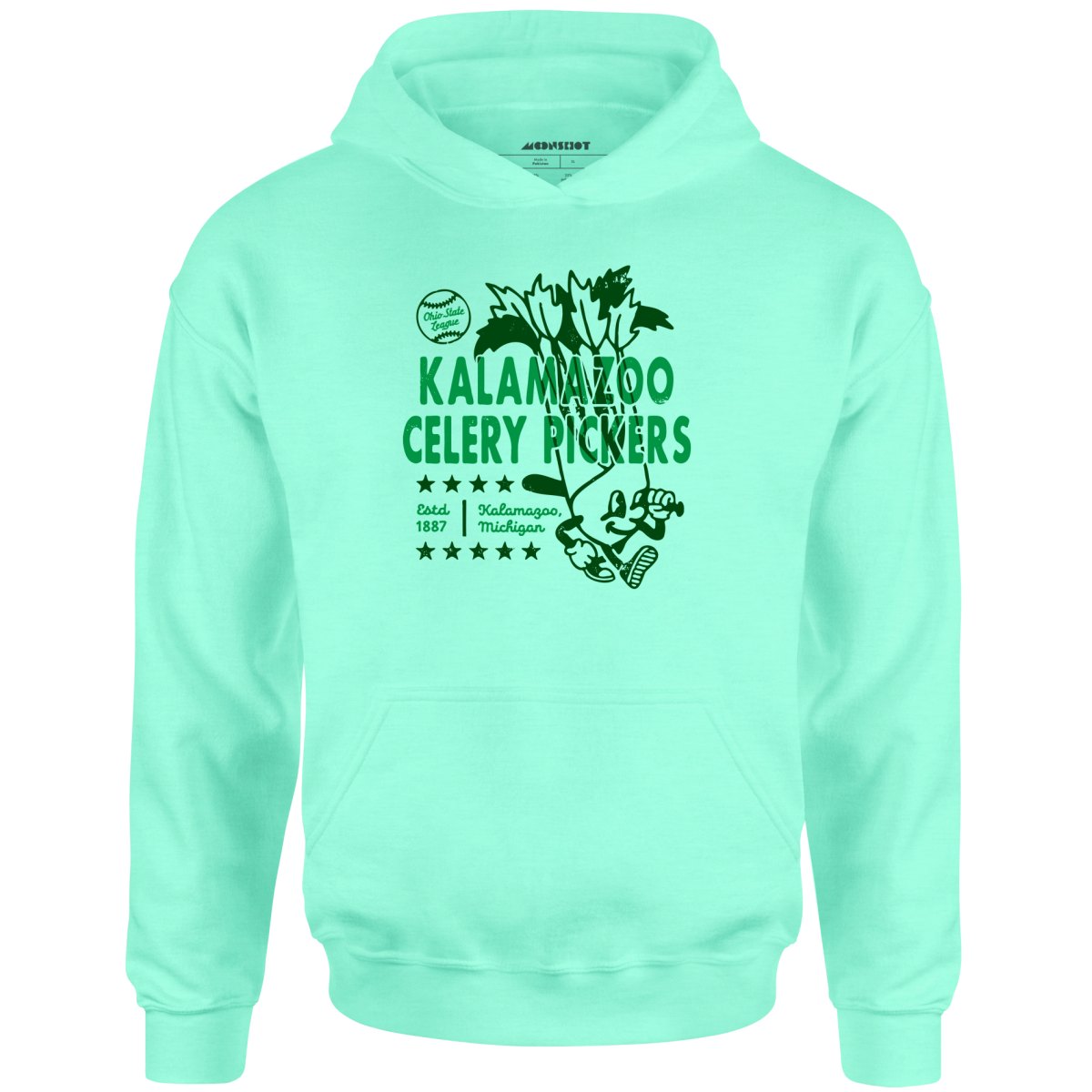 Kalamazoo Celery Pickers - Michigan - Vintage Defunct Baseball Teams - Unisex Hoodie