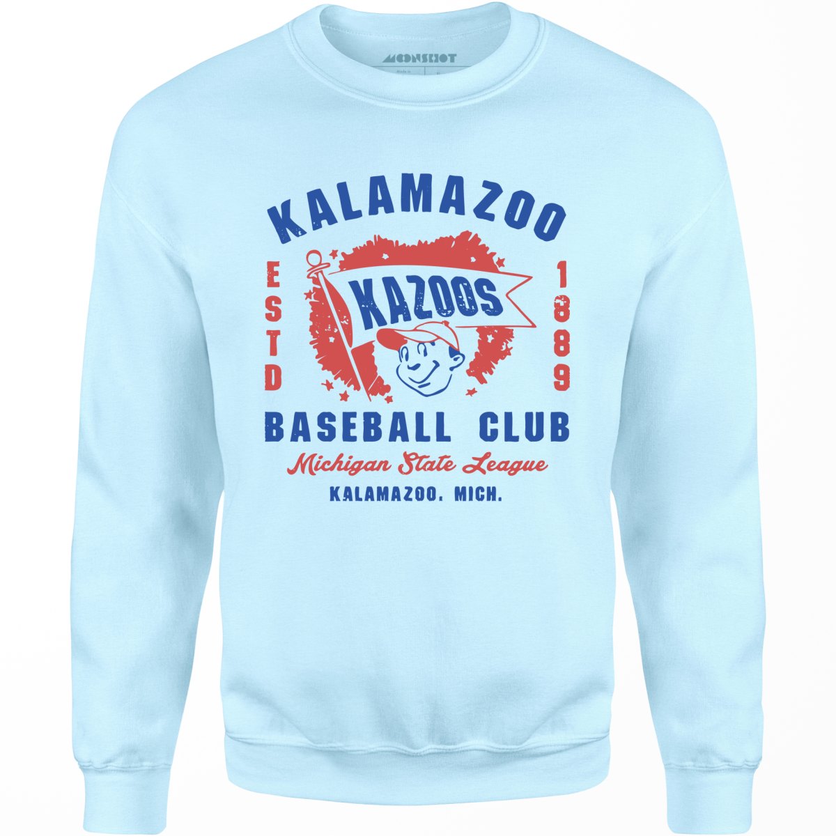 Kalamazoo Kazoos - Michigan - Vintage Defunct Baseball Teams - Unisex Sweatshirt