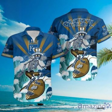 Kansas City Royals Grateful Dead Surf Hawaiian Shirt
