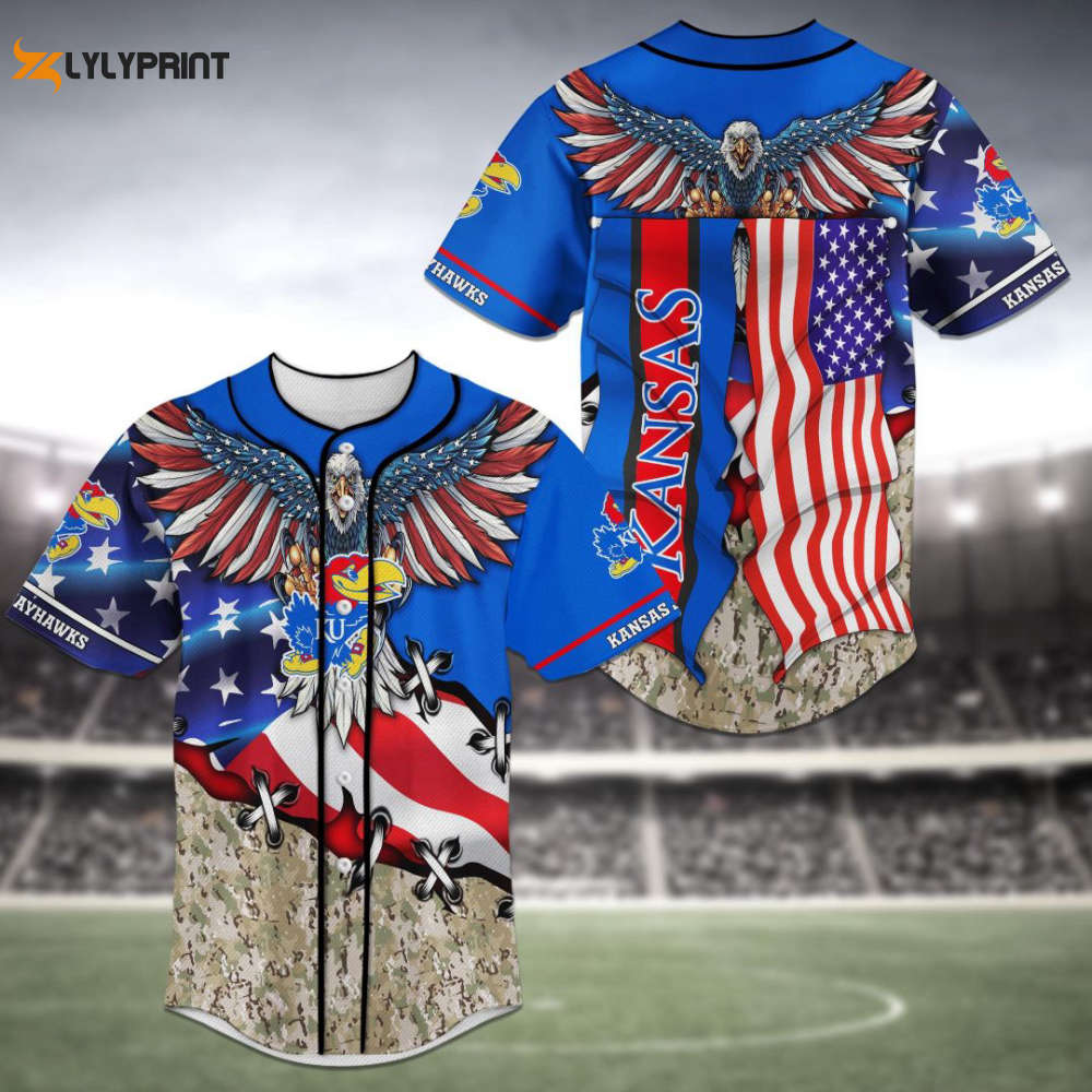 Kansas Jayhawks Baseball Jersey - lylyprint.com