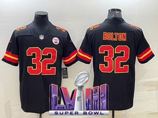 kansas city chiefs #32 nick bolton V2 f55 Style 3