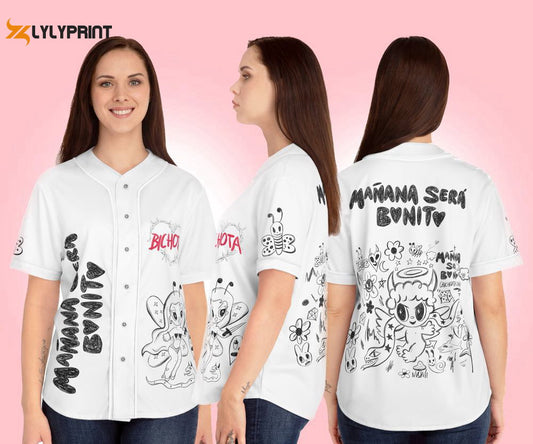 Karol G Baseball Jersey for Bichota Season Team, Manana Sera Bonito - lylyprint.com