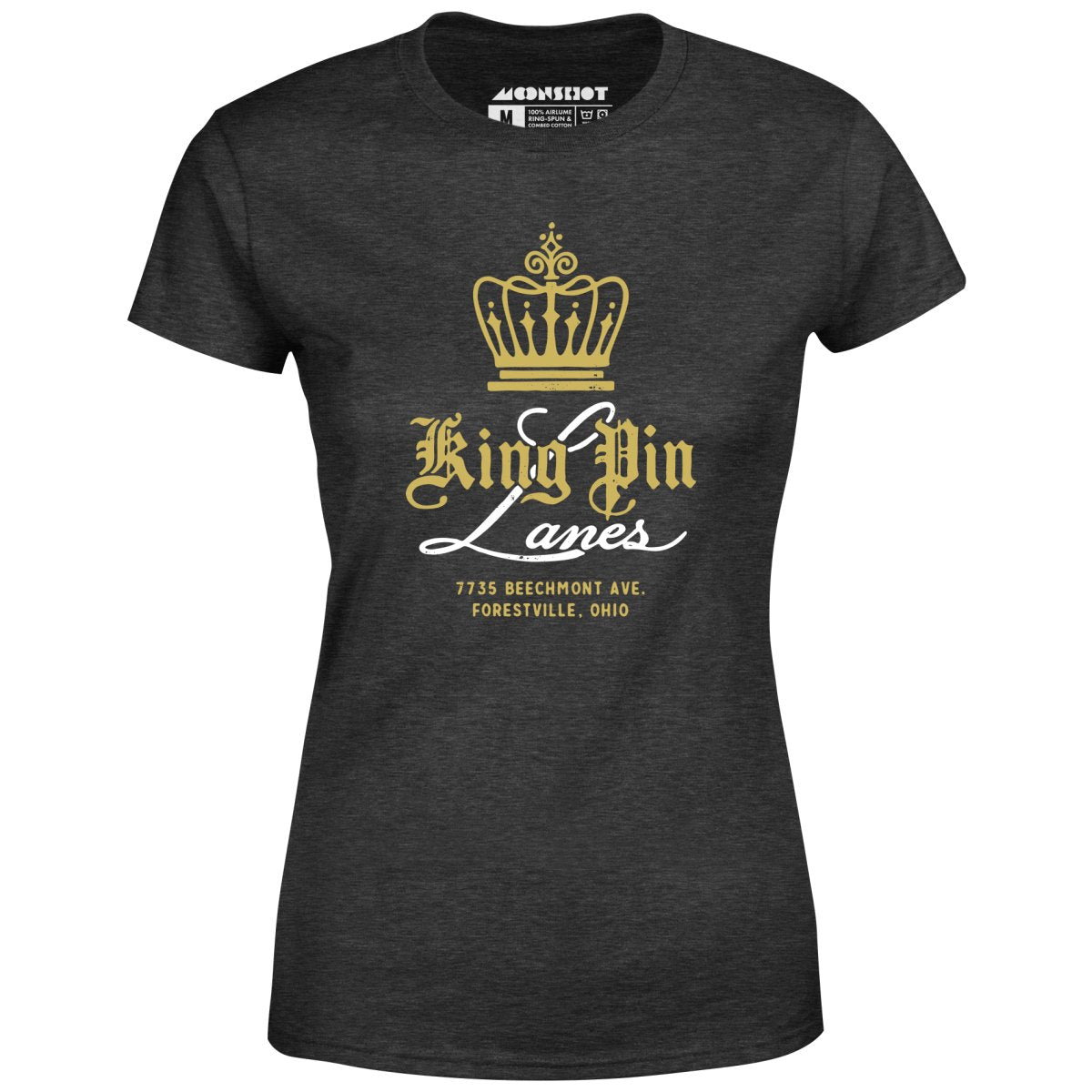 King Pin Lanes - Forestville, OH - Vintage Bowling Alley - Women's T-Shirt