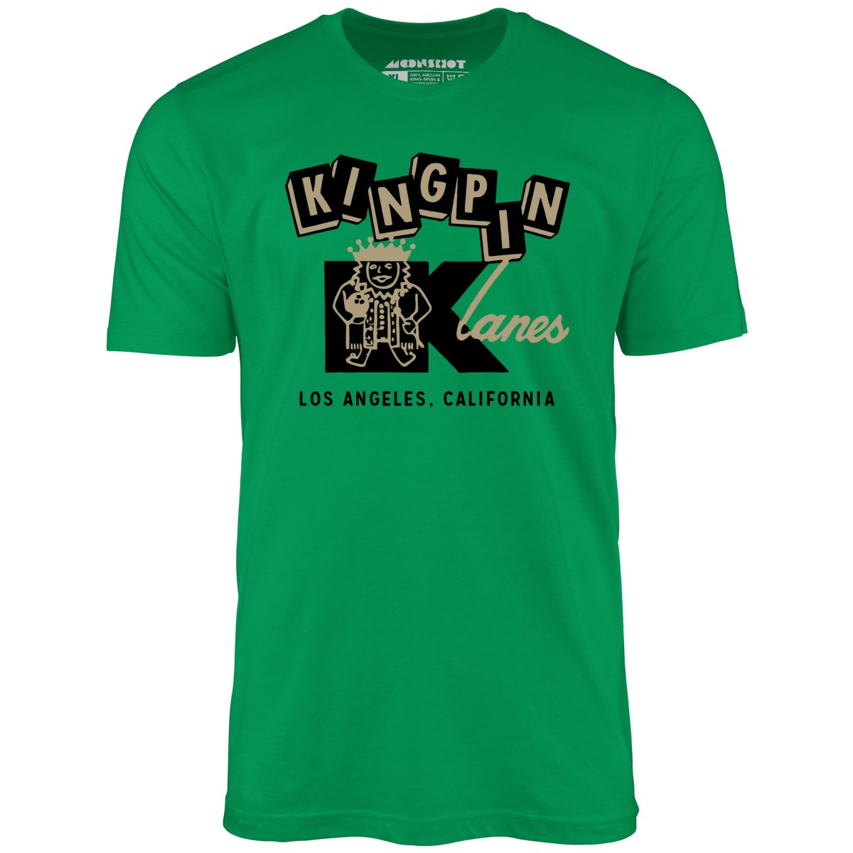 Kingpin Lanes - Los Angeles, CA - Vintage Bowling Alley - Unisex T-Shirt
