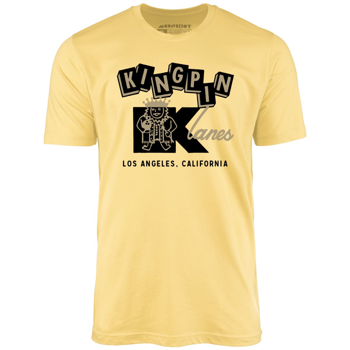 Kingpin Lanes - Los Angeles, CA - Vintage Bowling Alley - Unisex T-Shirt