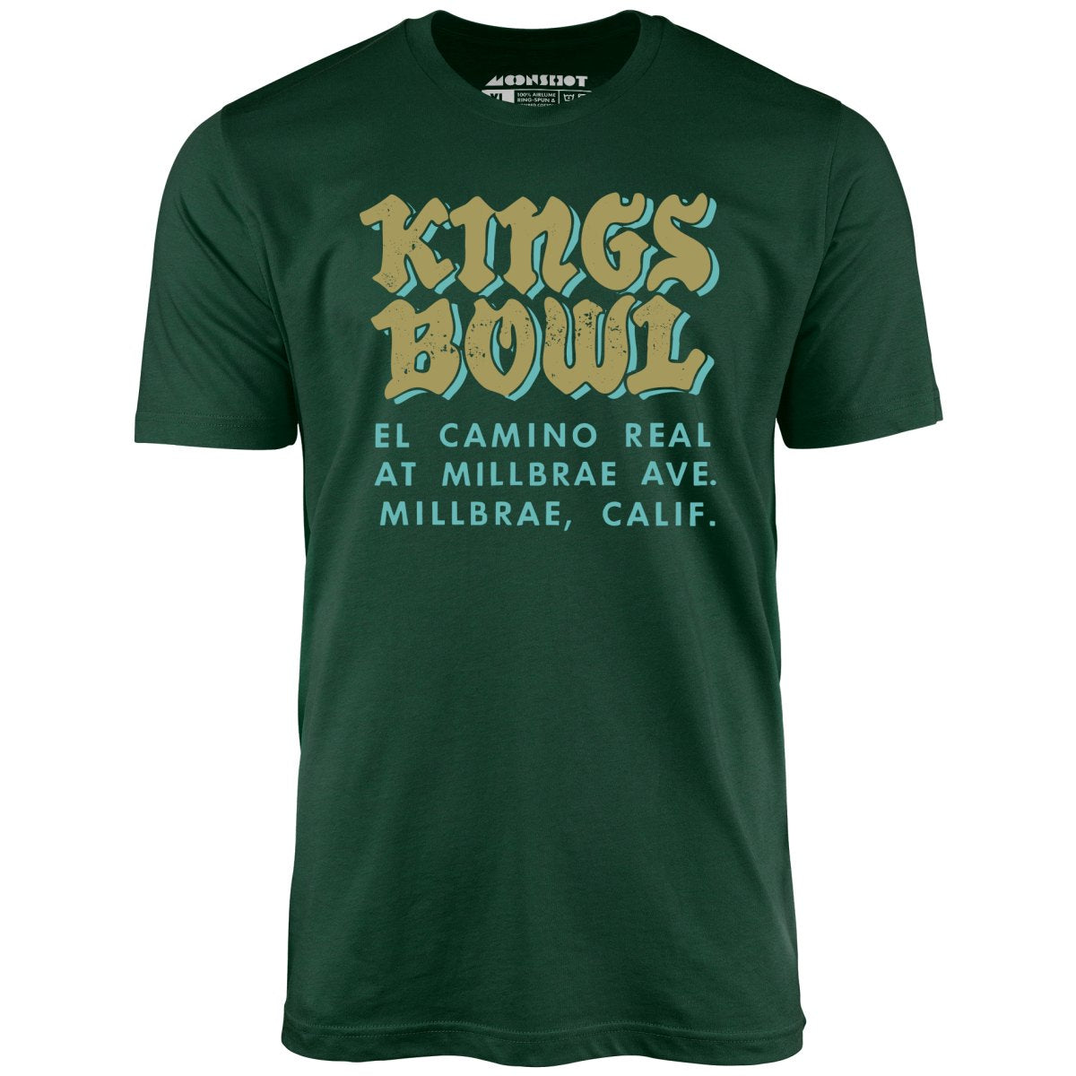 Kings Bowl - Millbrae, CA - Vintage Bowling Alley - Unisex T-Shirt