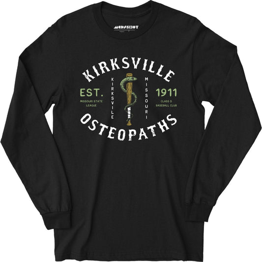 Kirksville Osteopaths - Missouri - Vintage Defunct Baseball Teams - Long Sleeve T-Shirt