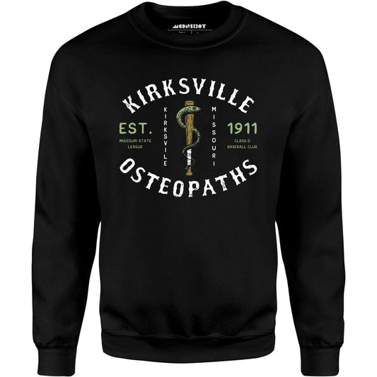 Kirksville Osteopaths - Missouri - Vintage Defunct Baseball Teams - Unisex Sweatshirt