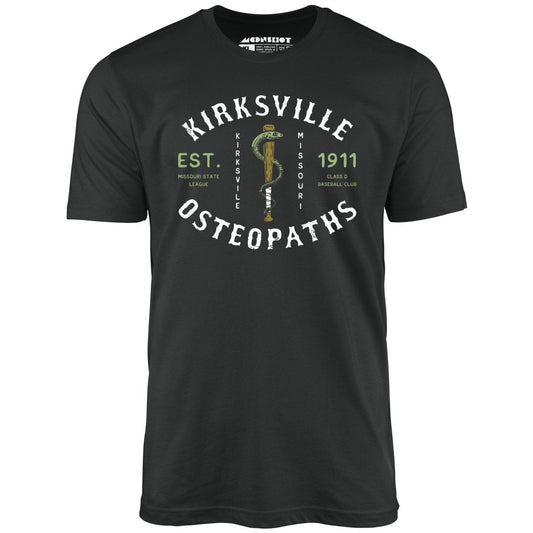 Kirksville Osteopaths - Missouri - Vintage Defunct Baseball Teams - Unisex T-Shirt