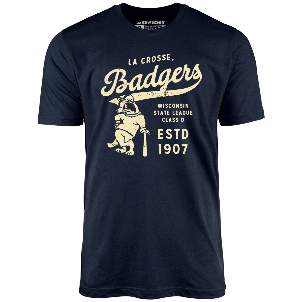 La Crosse Badgers - Wisconsin - Vintage Defunct Baseball Teams - Unisex T-Shirt