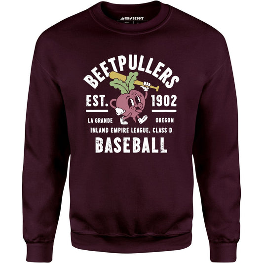La Grande Beetpullers - Oregon - Vintage Defunct Baseball Teams - Unisex Sweatshirt