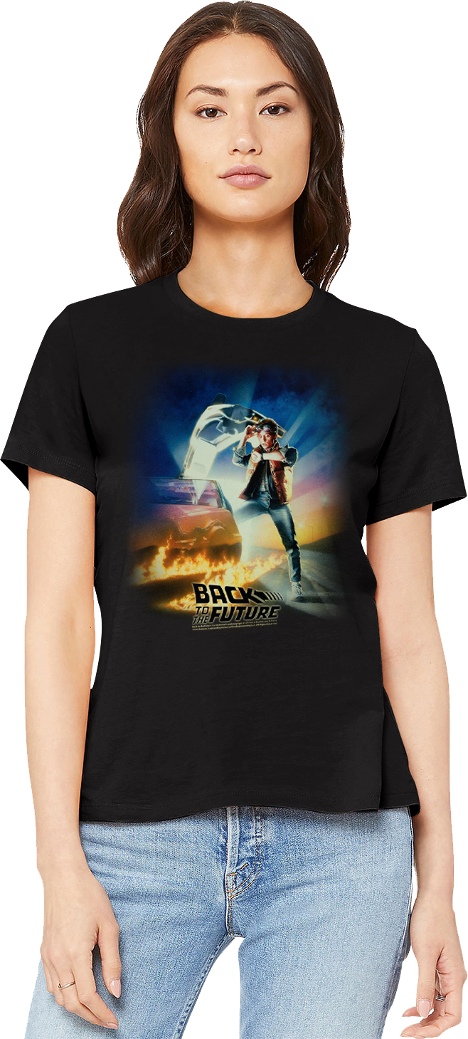 Womens Movie Poster Back To The Future Shirt