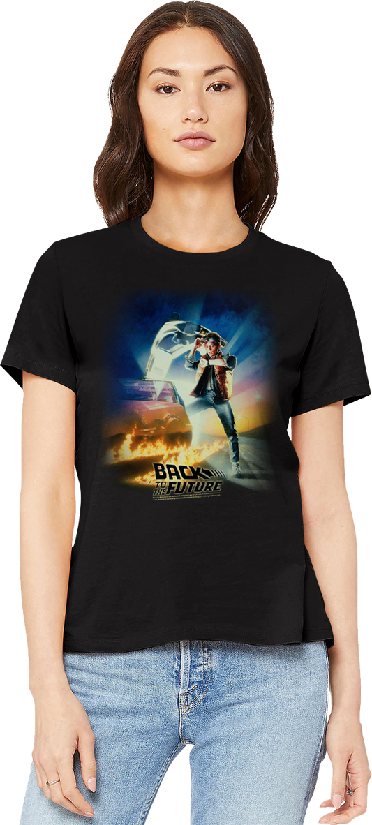 Womens Movie Poster Back To The Future Shirt
