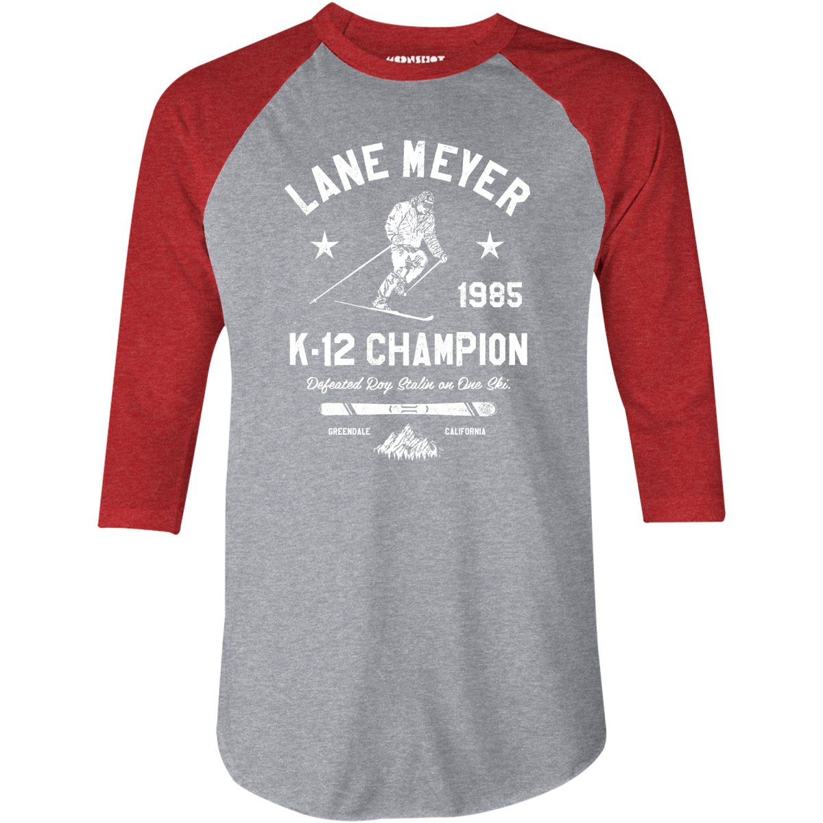 Lane Meyer K-12 Champion - 3/4 Sleeve Raglan T-Shirt