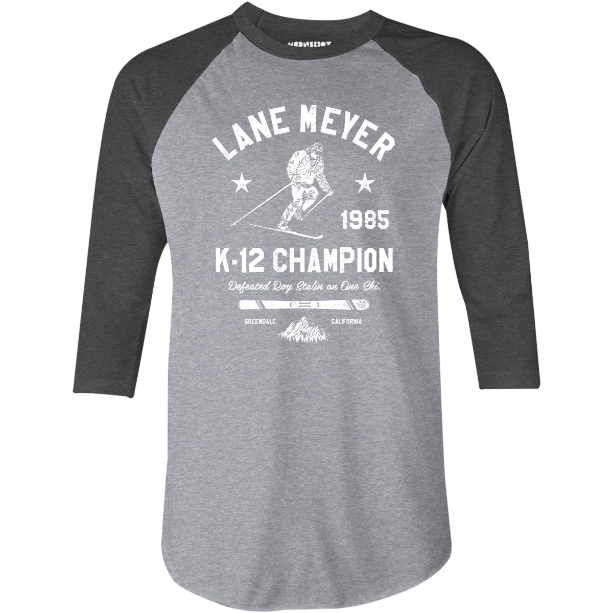 Lane Meyer K-12 Champion - 3/4 Sleeve Raglan T-Shirt