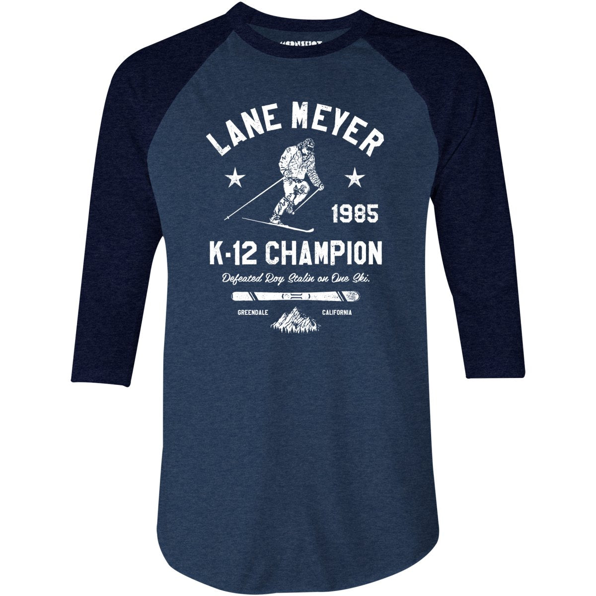 Lane Meyer K-12 Champion - 3/4 Sleeve Raglan T-Shirt
