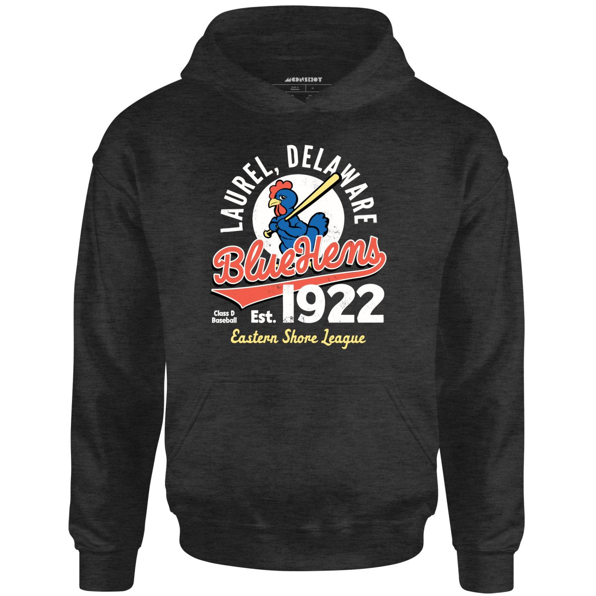 Laurel Blue Hens - Delaware - Vintage Defunct Baseball Teams - Unisex Hoodie