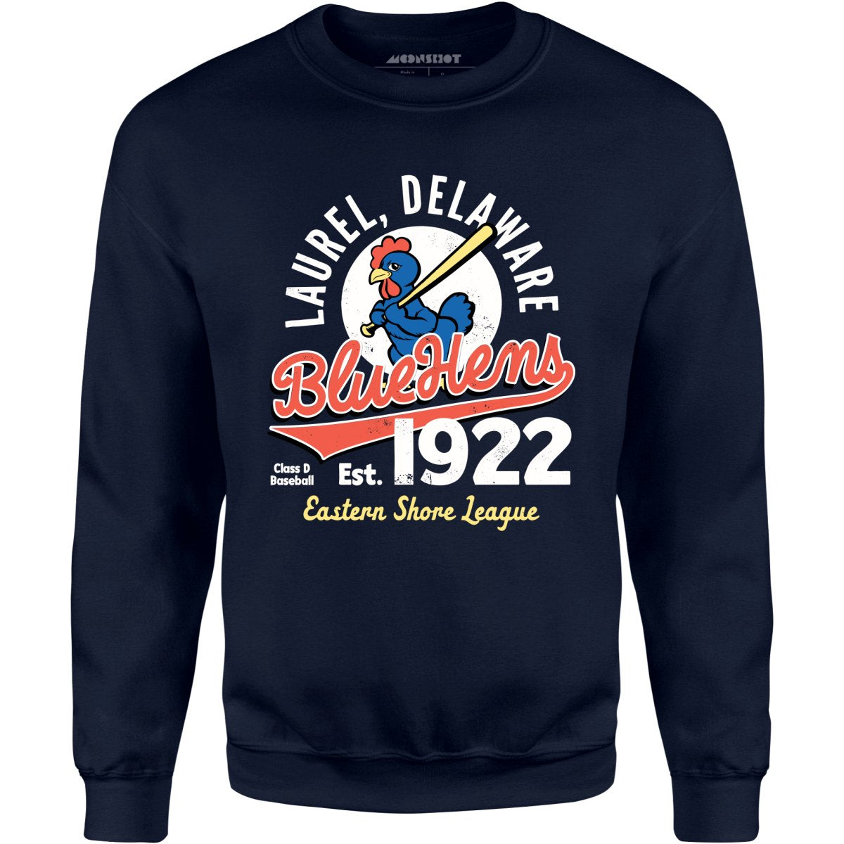 Laurel Blue Hens - Delaware - Vintage Defunct Baseball Teams - Unisex Sweatshirt