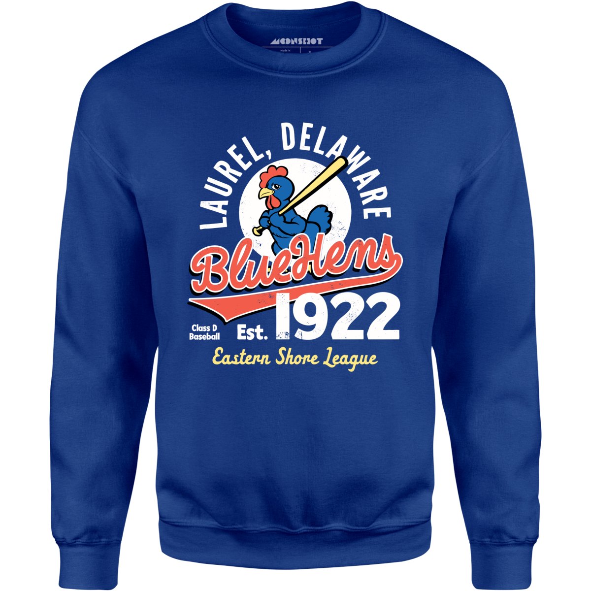 Laurel Blue Hens - Delaware - Vintage Defunct Baseball Teams - Unisex Sweatshirt