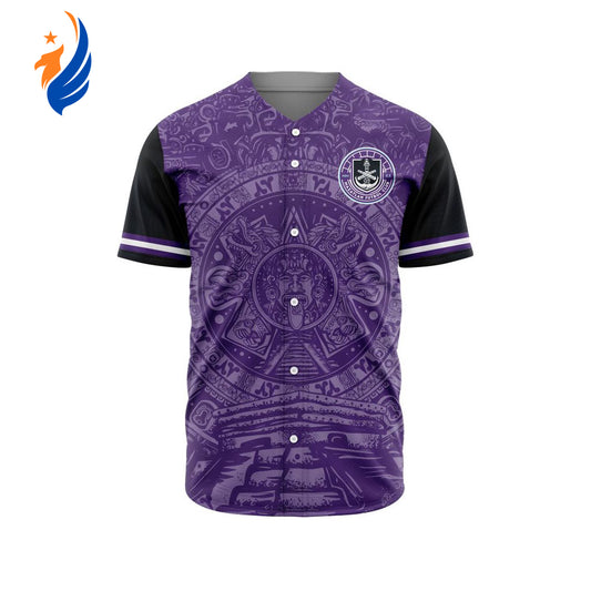 LIGA MX Mazatlan F.C Special Aztec Design Baseball Jersey Gift for Men Women - Bafud