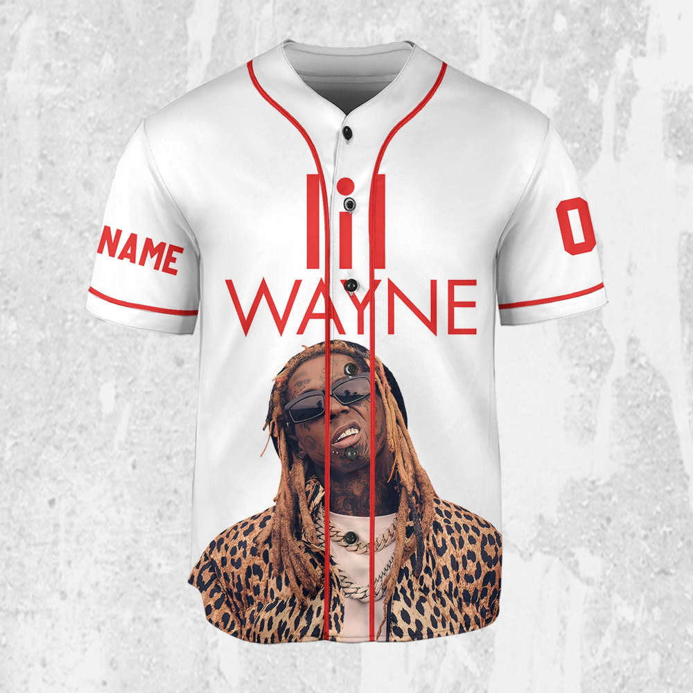 Lil Wayne Welcome to Tha Carter Red & White Jersey - Personalized Music Baseball Shirt - Aopprinter