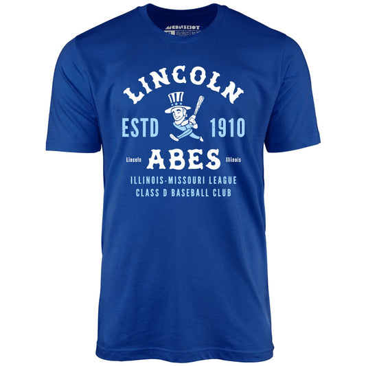 Lincoln Abes - Illinois - Vintage Defunct Baseball Teams - Unisex T-Shirt