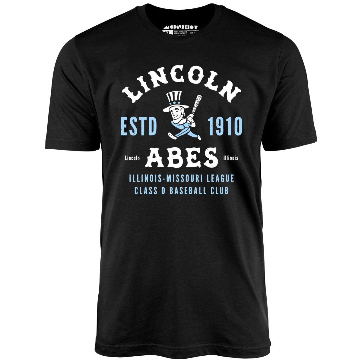 Lincoln Abes - Illinois - Vintage Defunct Baseball Teams - Unisex T-Shirt