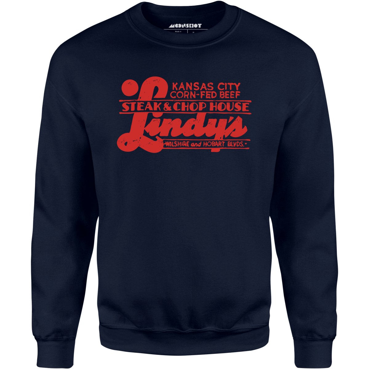 Lindy's Steak & Chop House - Los Angeles, CA - Vintage Restaurant - Unisex Sweatshirt