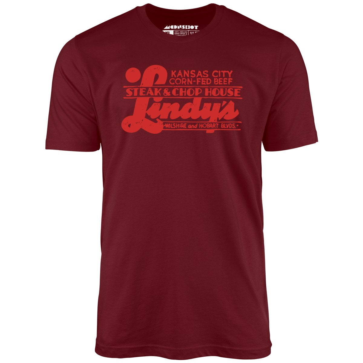 Lindy's Steak & Chop House - Los Angeles, CA - Vintage Restaurant - Unisex T-Shirt