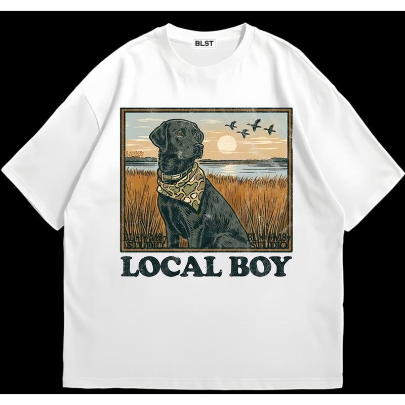 local boy T-Shirt Perfect for Active Days and Casual Style Vintage 90s Graphic Tee