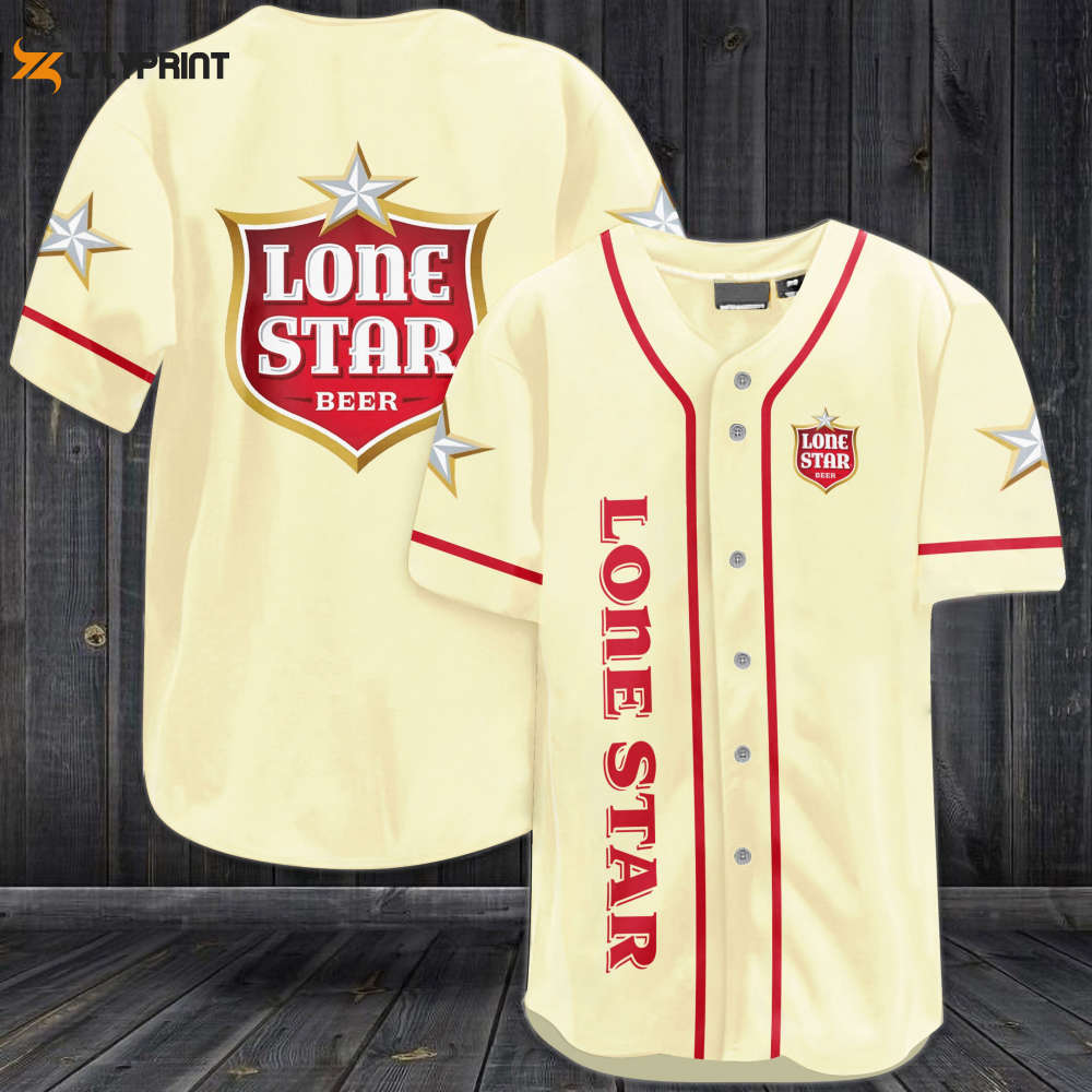 Lone Star Beer Baseball Jersey - lylyprint.com