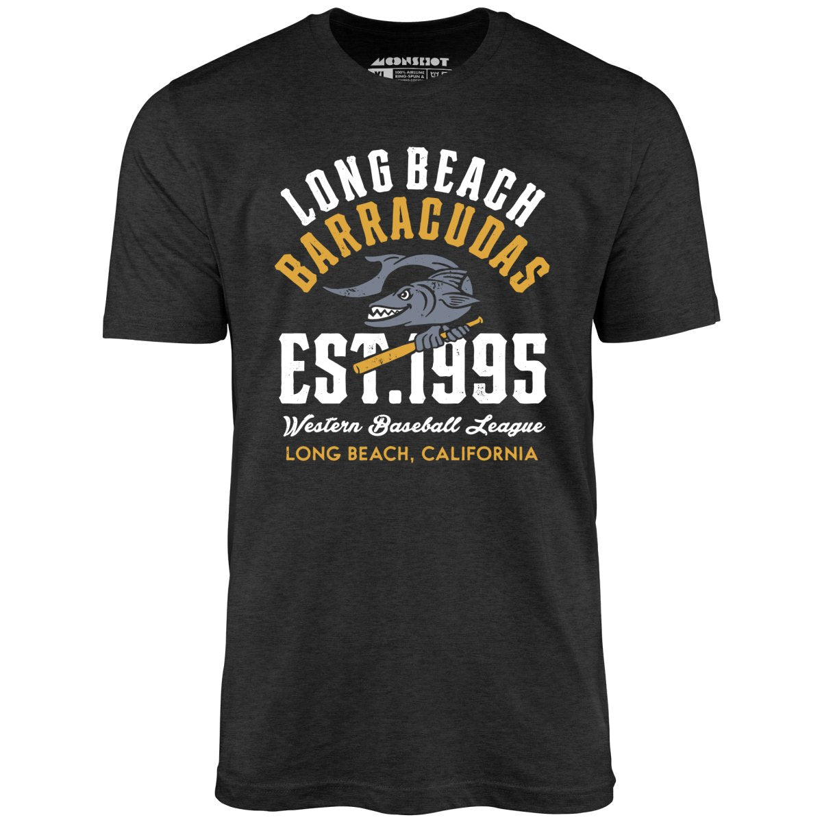 Long Beach Barracudas - California - Vintage Defunct Baseball Teams - Unisex T-Shirt