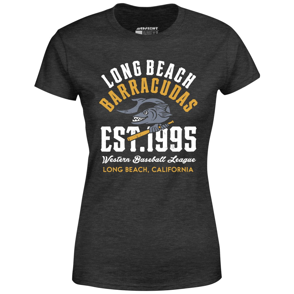 Long Beach Barracudas - California - Vintage Defunct Baseball Teams - Women's T-Shirt