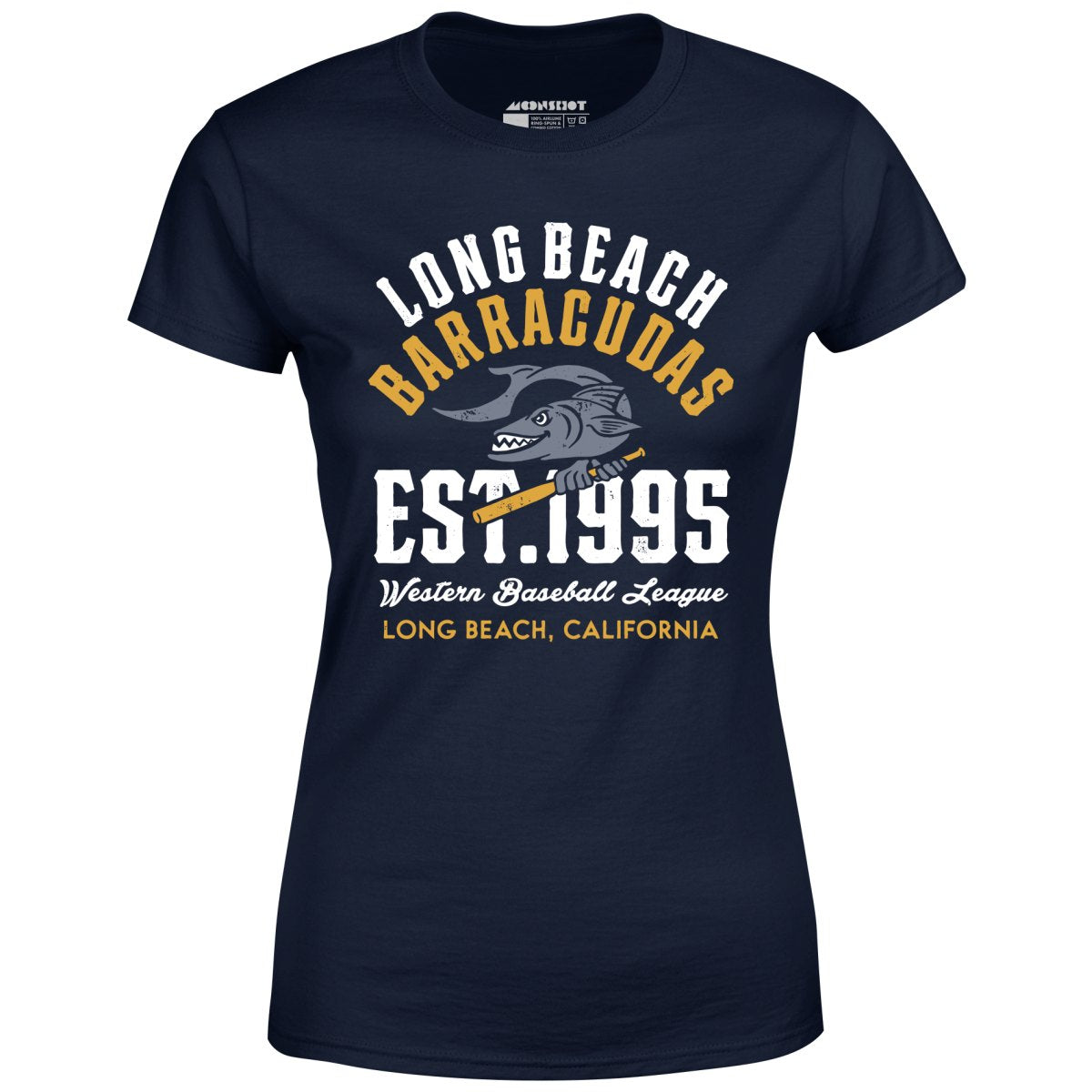 Long Beach Barracudas - California - Vintage Defunct Baseball Teams - Women's T-Shirt