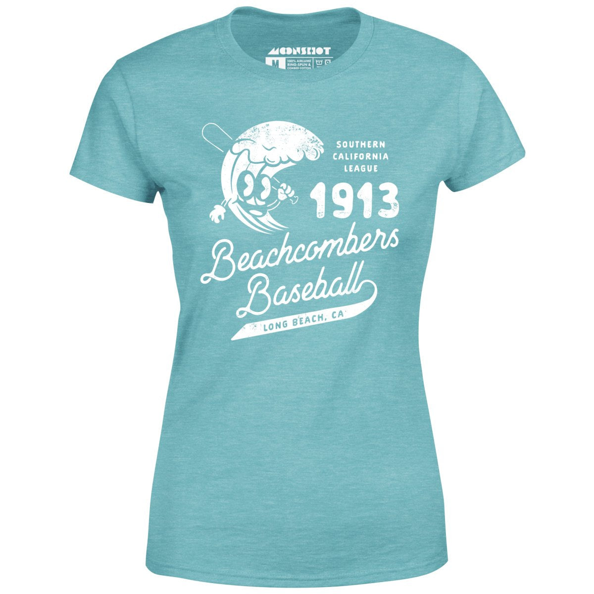 Long Beach Beachcombers - California - Vintage Defunct Baseball Teams - Women's T-Shirt