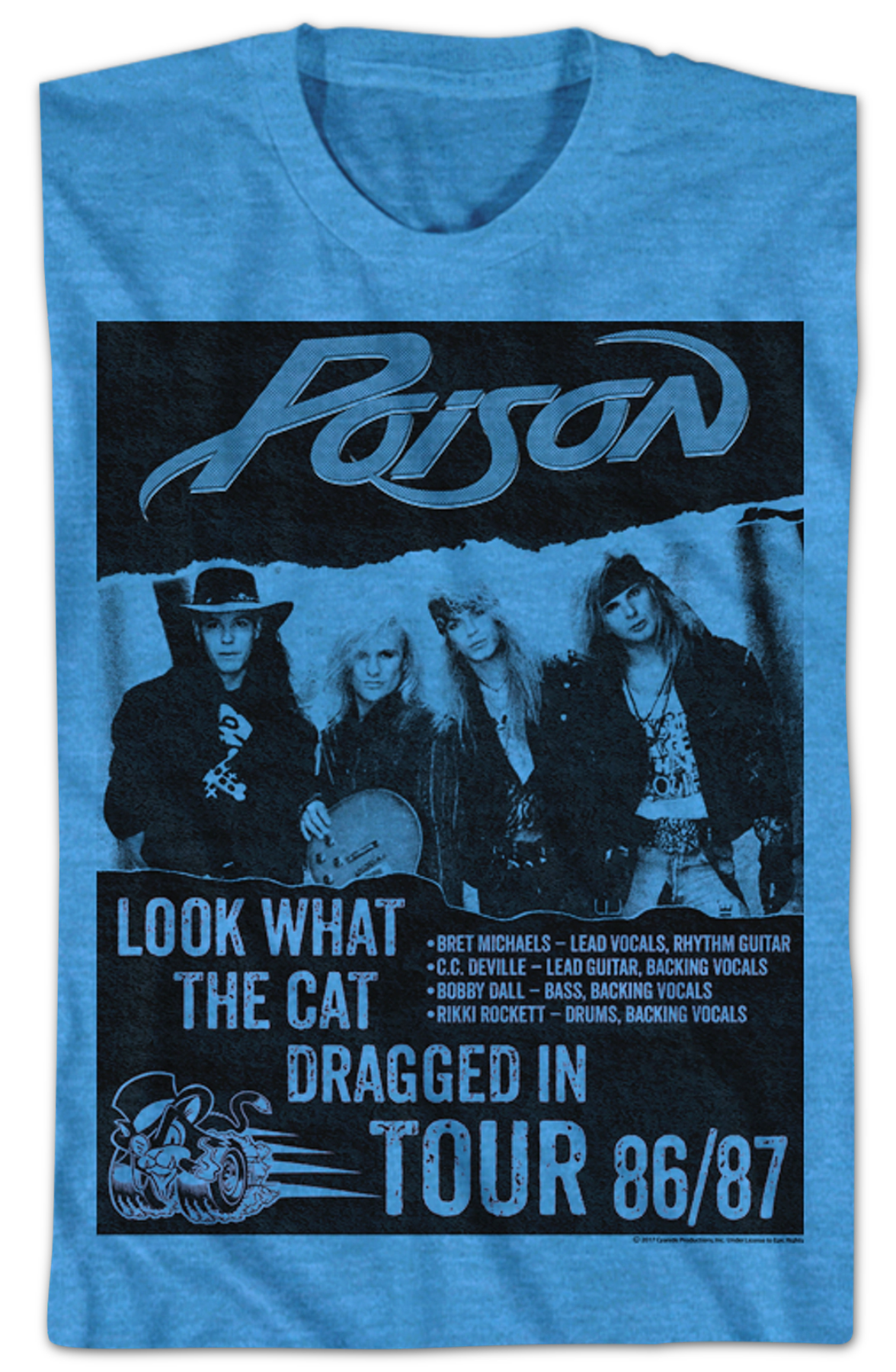 Look What The Cat Dragged In Tour Poison T-Shirt
