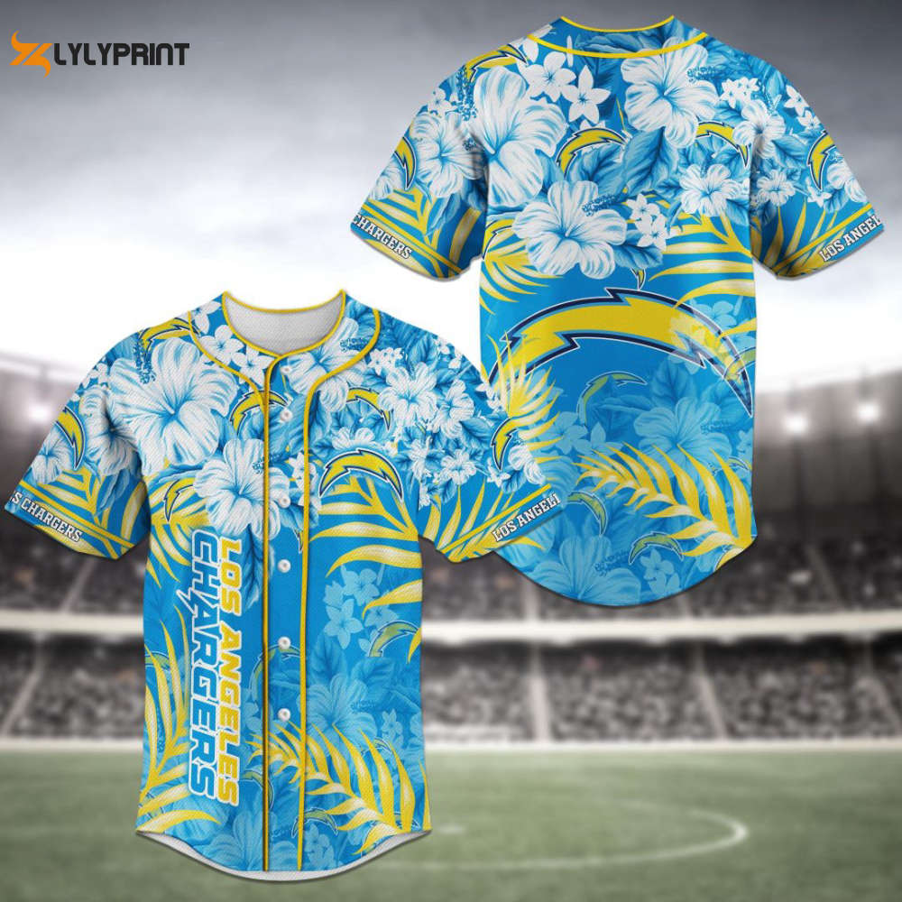 Los Angeles Chargers Baseball Jersey Personalized 2023 BJ0212 - lylyprint.com