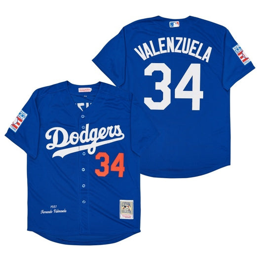 los angeles dodgers #34 fernando valenzuela Style 19