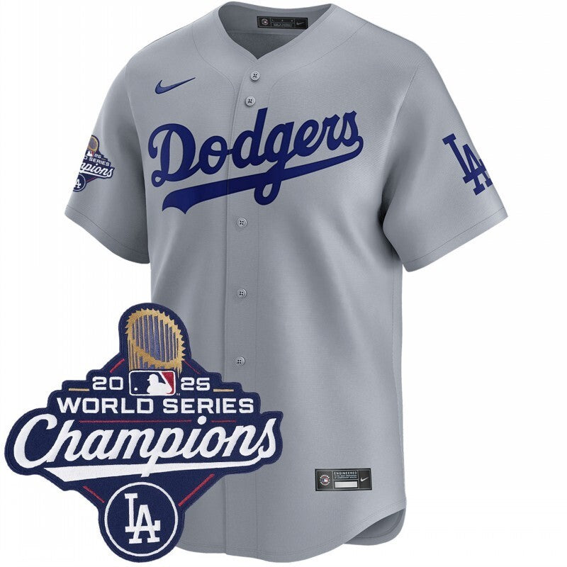 los angeles dodgers alternate road limited 2025 world series champions jersey Style 2