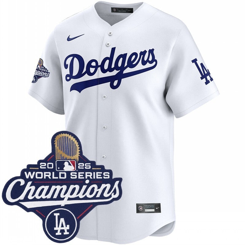los angeles dodgers home limited 2025 world series champions jersey Style 2