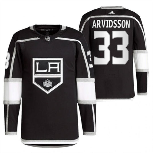 los angeles kings #33 viktor arvidsson black