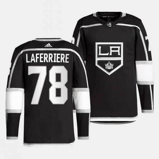 los angeles kings #78 alex laferriere home black jersey