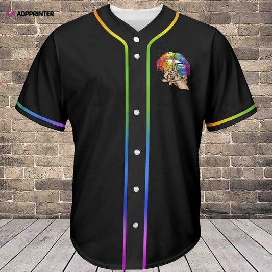 Love is Love Baseball Jersey 301: LGBT Baseball Tee for All-Inclusive Fans - Aopprinter