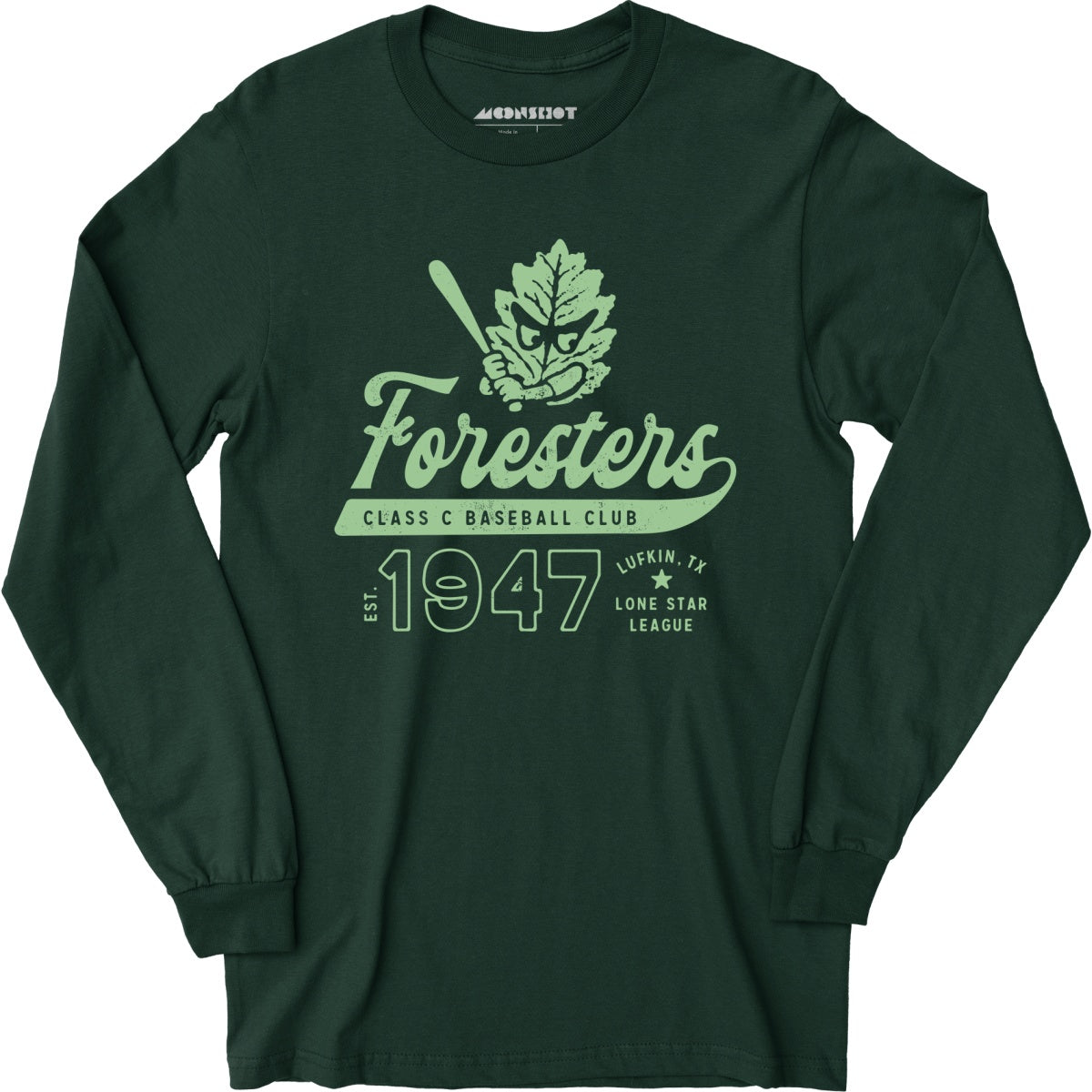 Lufkin Foresters - Texas - Vintage Defunct Baseball Teams - Long Sleeve T-Shirt