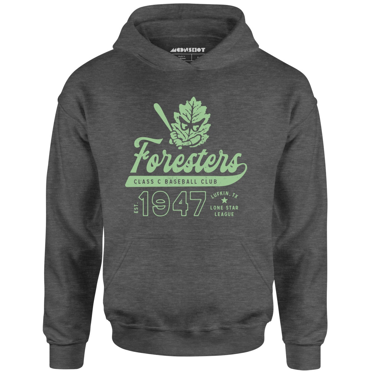Lufkin Foresters - Texas - Vintage Defunct Baseball Teams - Unisex Hoodie