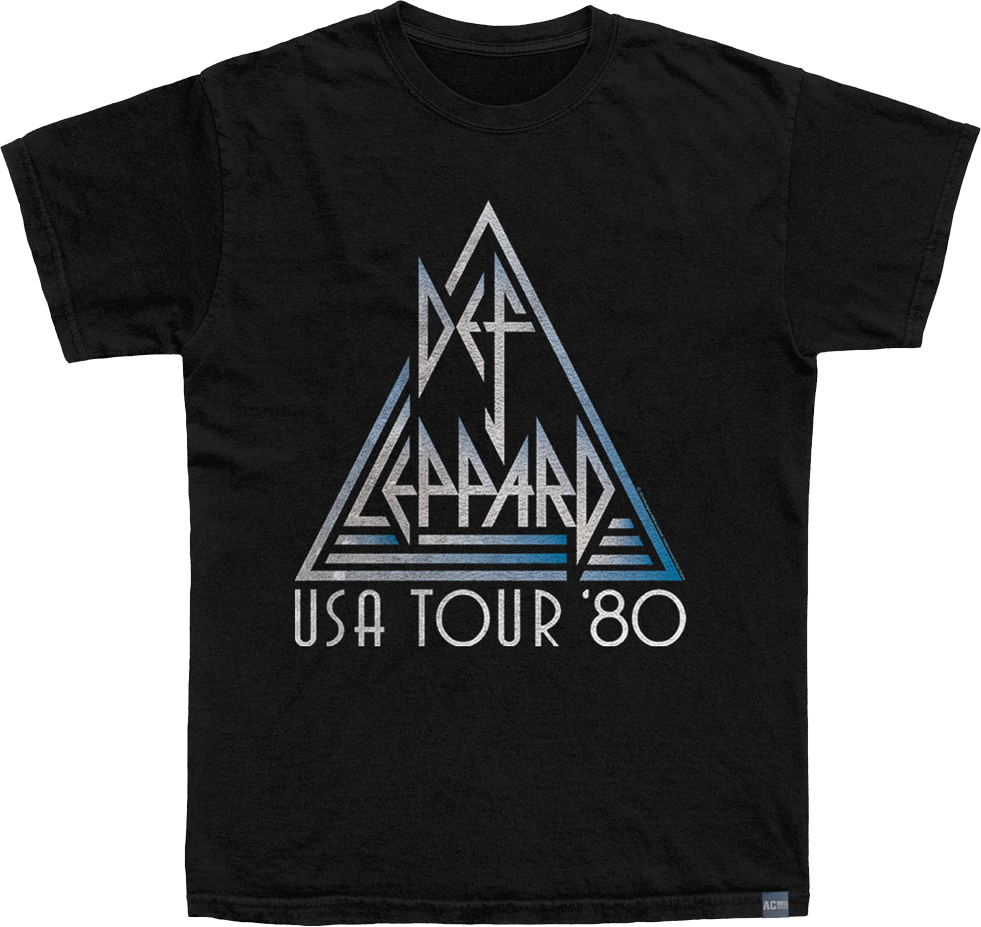 Made In USA Tour '80 Def Leppard T-Shirt