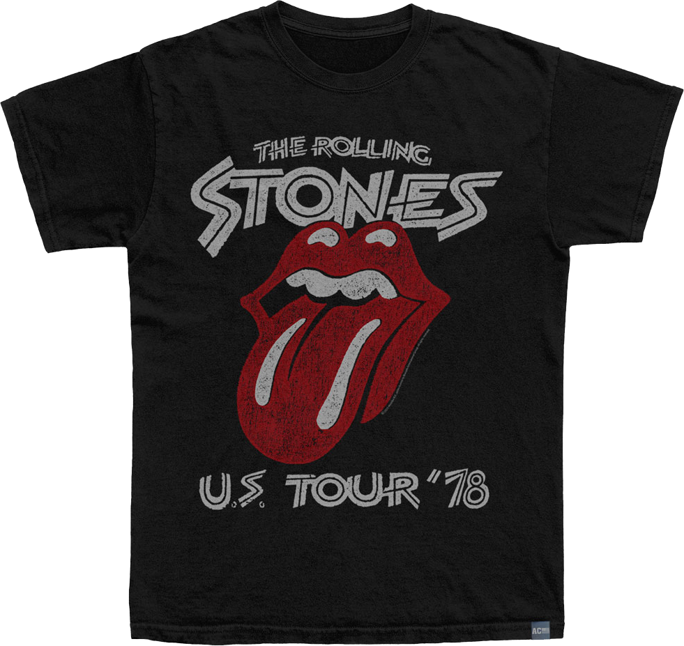 Made In USA US Tour '78 Rolling Stones T-Shirt